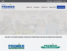 Tablet Screenshot of premierrents.com
